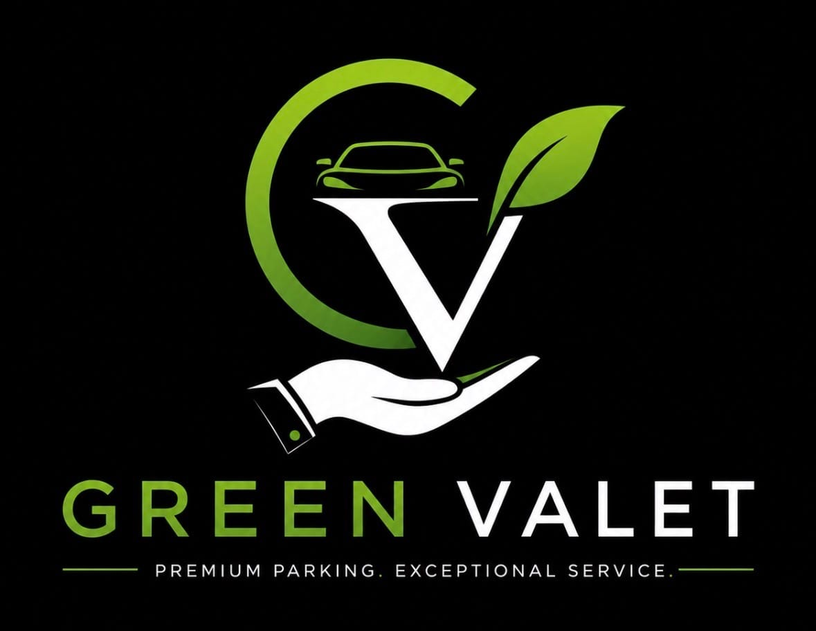 Green Valet Parking emblem